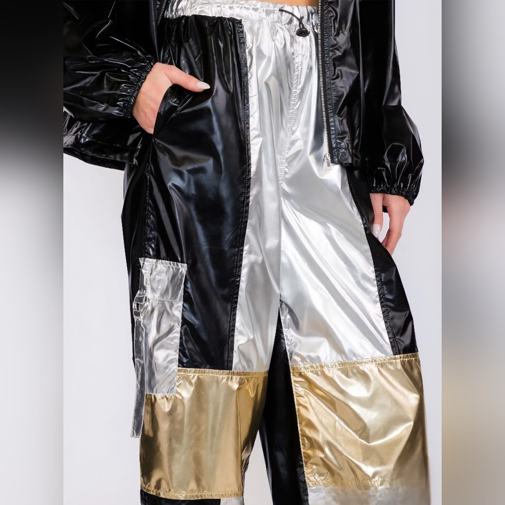 B6 NWT Fantastic Fawn Long Sleeve Jacket & Wide Leg Pant 2 Pc Set Multiple Sizes - Picture 3 of 10